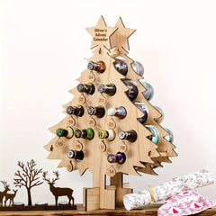 Wooden Wine Rack: Christmas Party Decorations