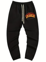 LOS ANGELES Print Men's Drawstring Sweatpants
