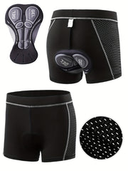 Mens Compression Cycling Biking Shorts 3D Gel Padded Short Pants