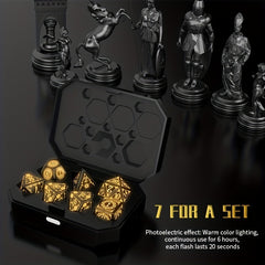 7pcs Faced Dice Led Light Dice Game Enhance Game Night