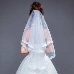 Lace Headdress Wedding Accessories Bride's Veil With Comb