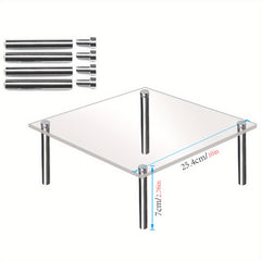 4pcs Layer Acrylic Cake Display Stand for Parties