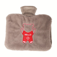 Plush Double Water Injection Hot Water Bag Hand Warmer