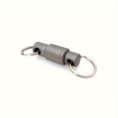 8-Shaped Metal Keychain for Outdoor Camping