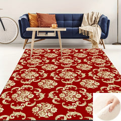 Rose Pattern Large Area Carpet for Living Room Bedroom
