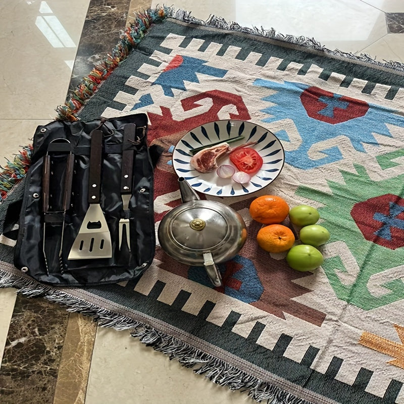Picnic Mat Camping Mat Multifunctional Printed Outdoor Indoor Table Mat