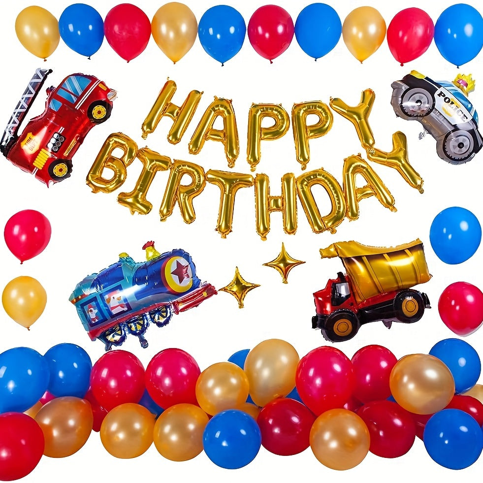 Car Birthday Party Supplies Animal Party Decorations Basketball Decoration Set
