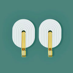 2pcs Self Adhesive Towel Hooks 22lbs MAX