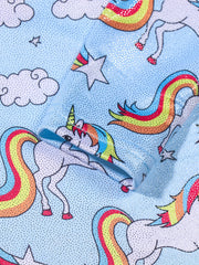 Stretch Unicorn One Piece Gymnastics Tights Leotard