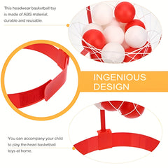 Adjustable Basketball Net Headband with 20 Balls - Party Games