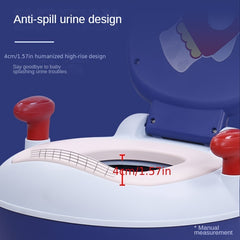 Rocket Pattern Toilet Potty for Boys and Girls Ages 8 Months to 6 Years