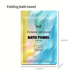 Portable Cotton Bath Towel for Business Trip - Independent Packaging