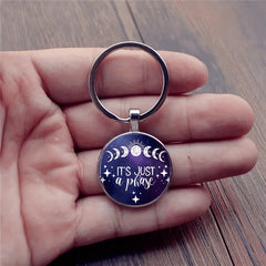 Vintage Starry Sky Keychain For Girls Backpack Jewelry