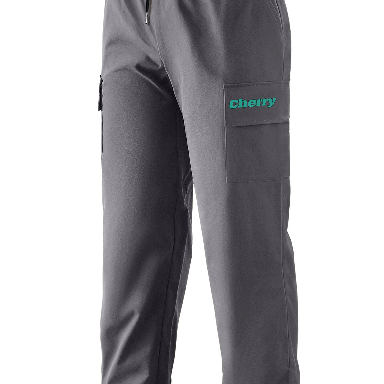 Classic Cargo Pants Men's Casual Drawstring Loose Straight Leg