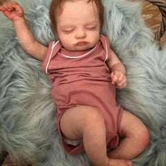 19inch Newborn Baby Rebirth Doll Varicose Veins Implanted Hair