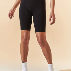 Ribbed High Waist Short Leggings for Women
