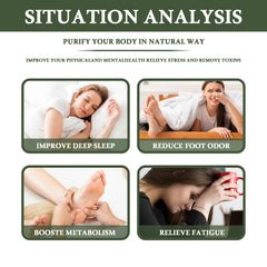 12pcs Wildly Ginger Heating Foot Pad Stickers Repelling Cold Expelling Humidity