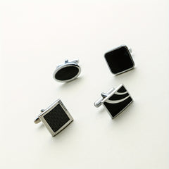 12 Pairs Men's Cuff Links Business Casual Cufflinks