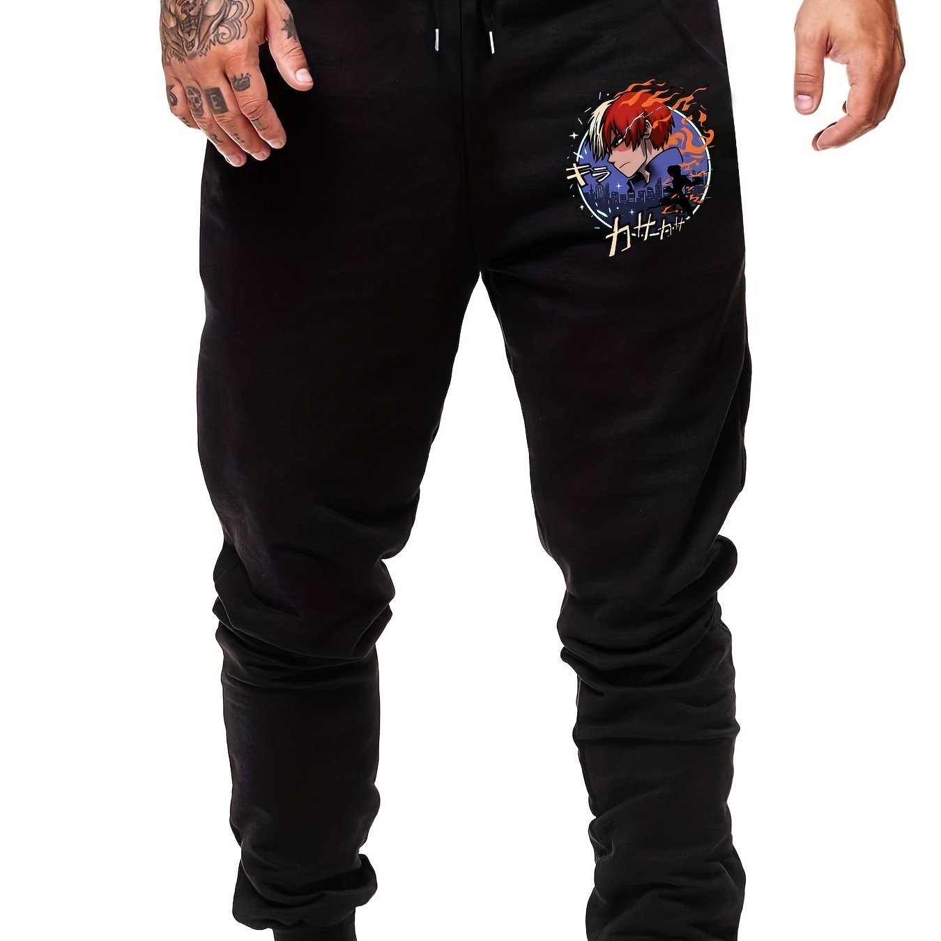 Anime Boy Men's Casual Joggers Pants Spring Summer Autumn Wear