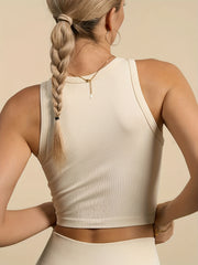 Slim Crop Top Sleeveless Tank Top for Summer