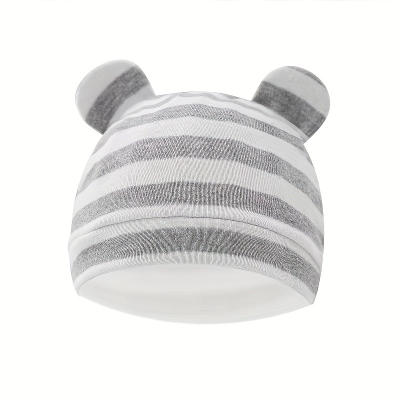 3pcs Baby Stripe Star Bear Ears Cap for Newborn Toddler Baby