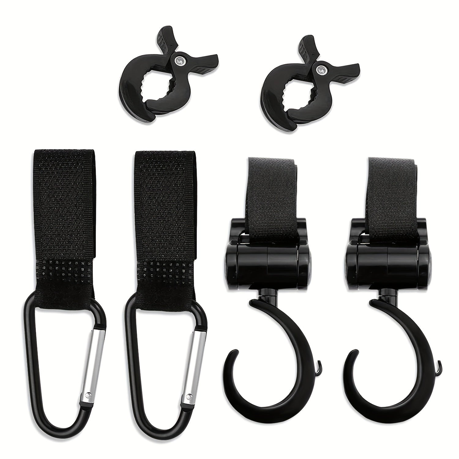 Stroller Hook LATTCURE Baby Stroller Clip Hook for Shopping Bags Toy