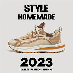 Men's Casual Sneakers Comfy Walking Skate Shoes