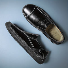 Men's Stitch Detail Loafer Shoes Slip On Comfy Non slip Shoes