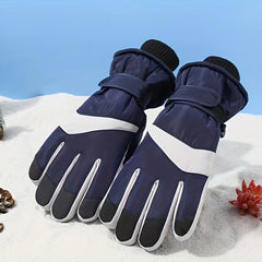 Waterproof Ski Gloves For Men Women Thickened Warm Gloves