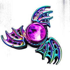 Dragon Metal Finger Spinner Toy with Crystal Accents