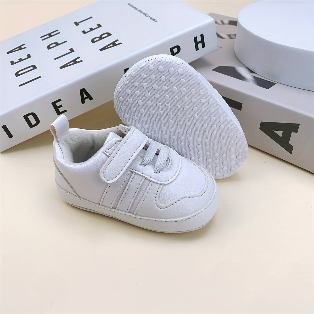 Solid Baby Boy Sneakers Lightweight Non Slip Shoes Spring Autumn