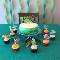35 Dinosaur Cupcake Toppers Cake Toppers For Birthday Party