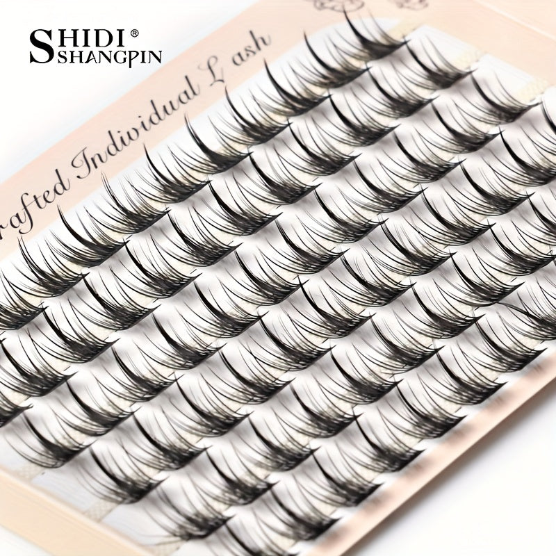 DIY Eyelash Extensions 9-12mm Cluster Lashes for Fuller Eyes