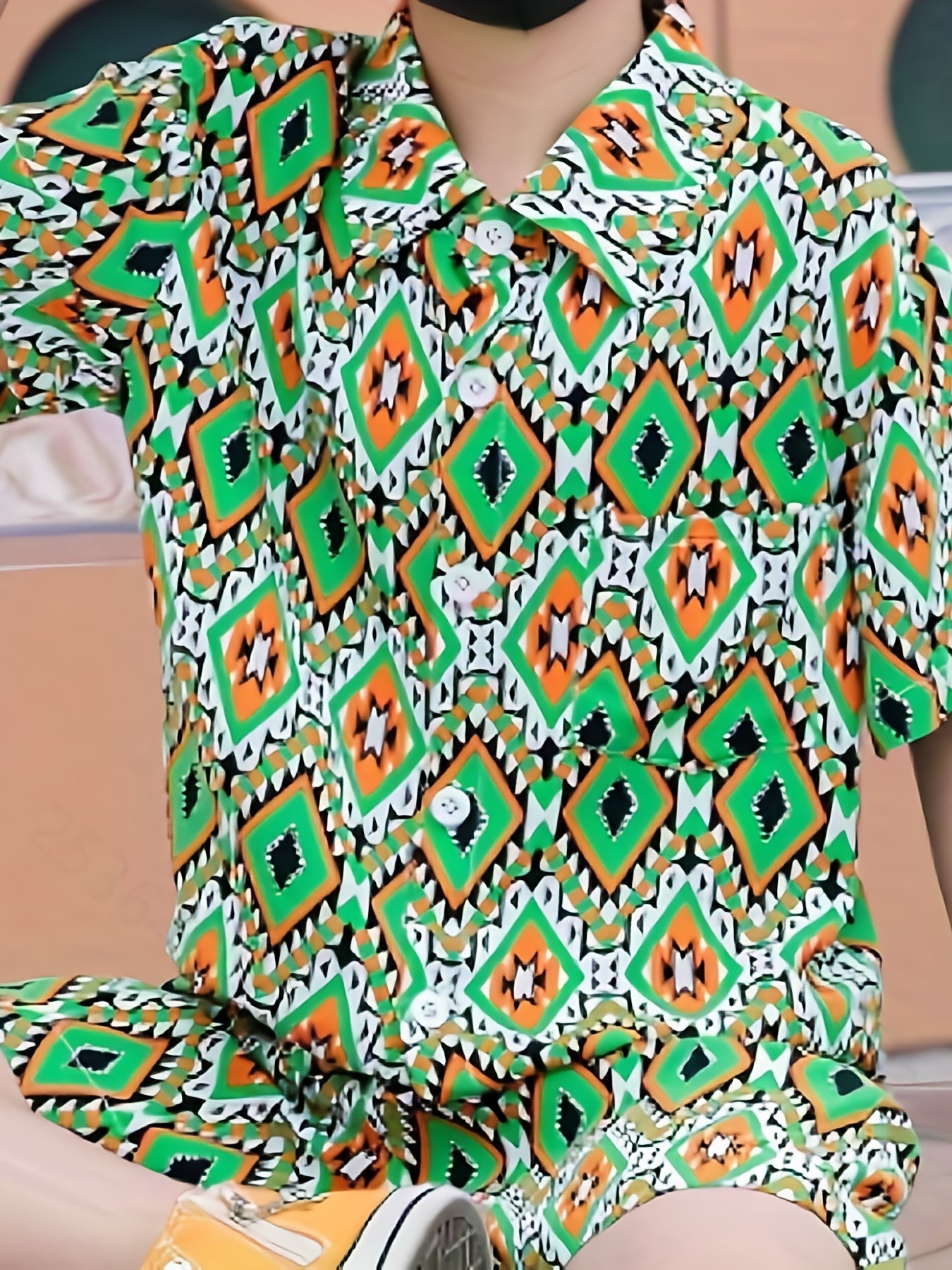 Boys Floral Outfit Shorts & Shirt Summer Kids Clothes