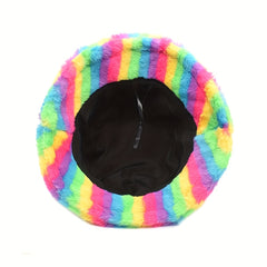 Splicing Iridescence Sunshade Bucket Hat for Men and Women