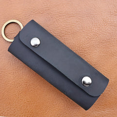 Men's Cowhide Key Chain Portable Retro Waist Hanging Keychain