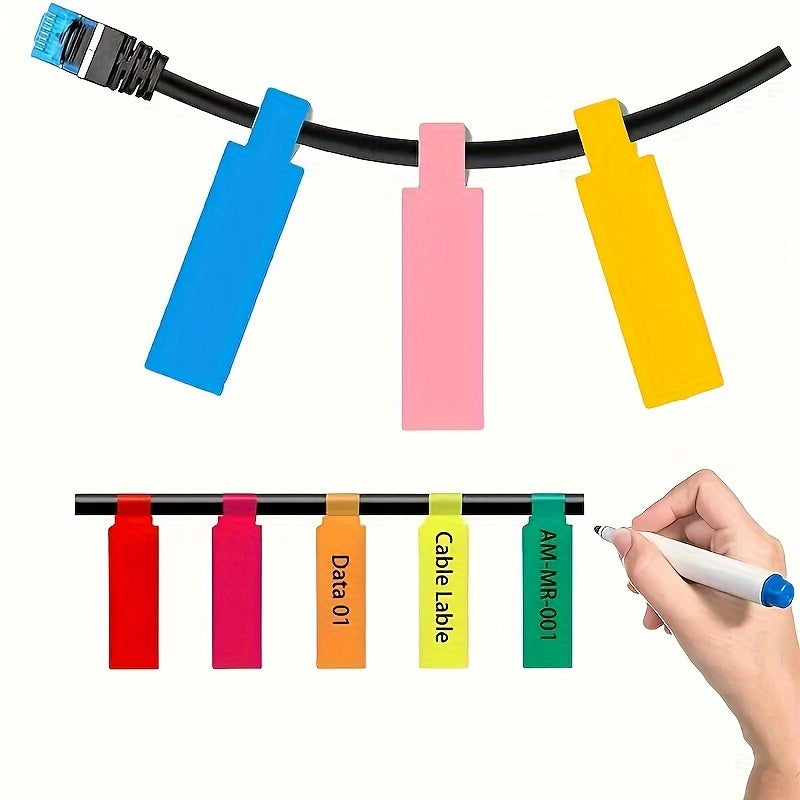 240pcs Cable Labels A4 Waterproof Tear-resistant Network Cable Stickers