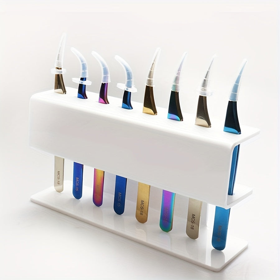 Acrylic Tweezers Holder for Eyelash Extensions Display Stand