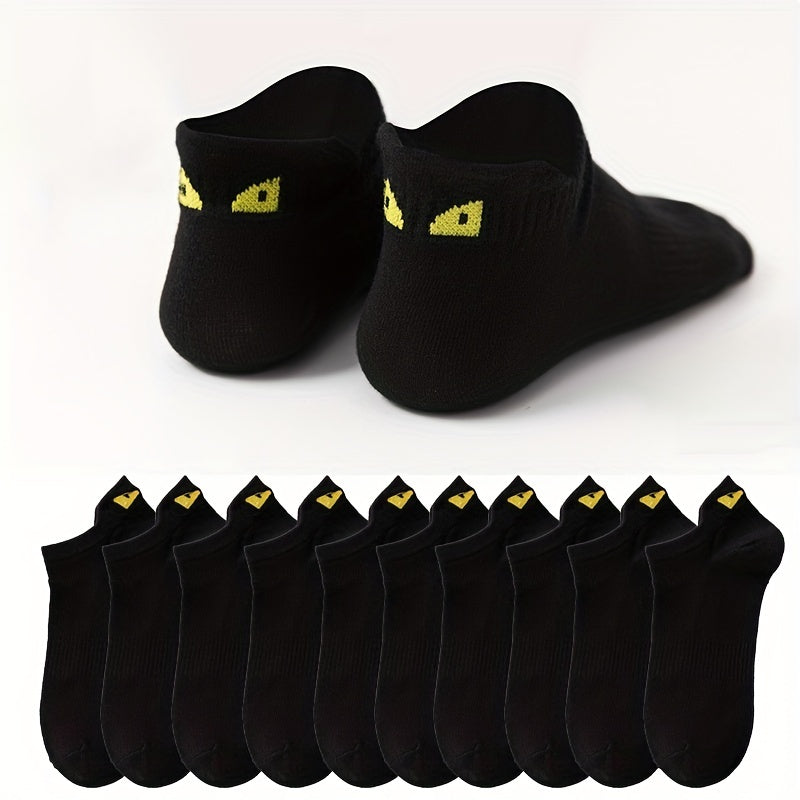 10 Pairs Women's Low Cut Ankle Socks Soft & Lightweight Sports Stockings