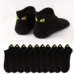10 Pairs Women's Low Cut Ankle Socks Soft & Lightweight Sports Stockings