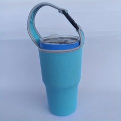 30oz Portable Water Bottle with Holders for Outdoor Travel Stay Hydrated