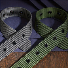 Men's Nylon Pin Buckle Jeans Belt