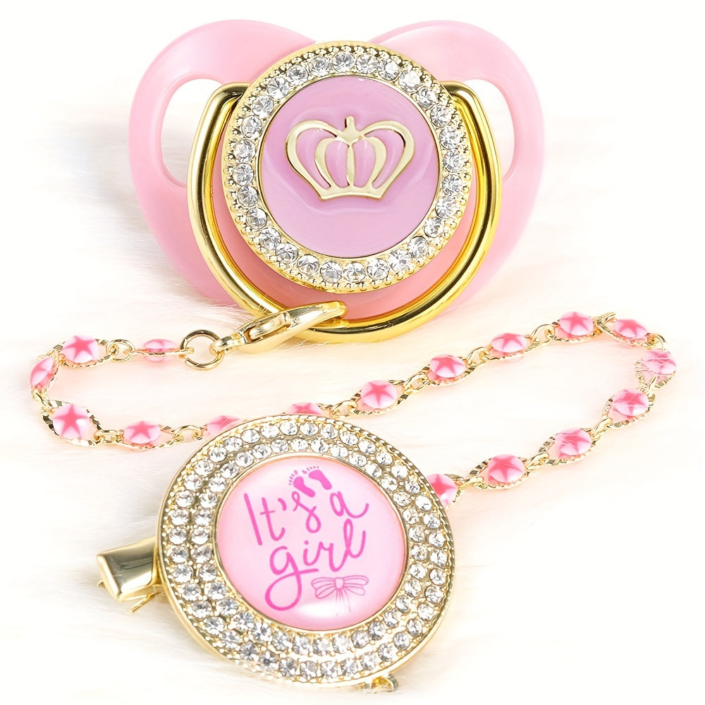 Pink Pacifier With Starfish C...