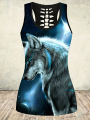 Wolf Graphic Tank Top for Women