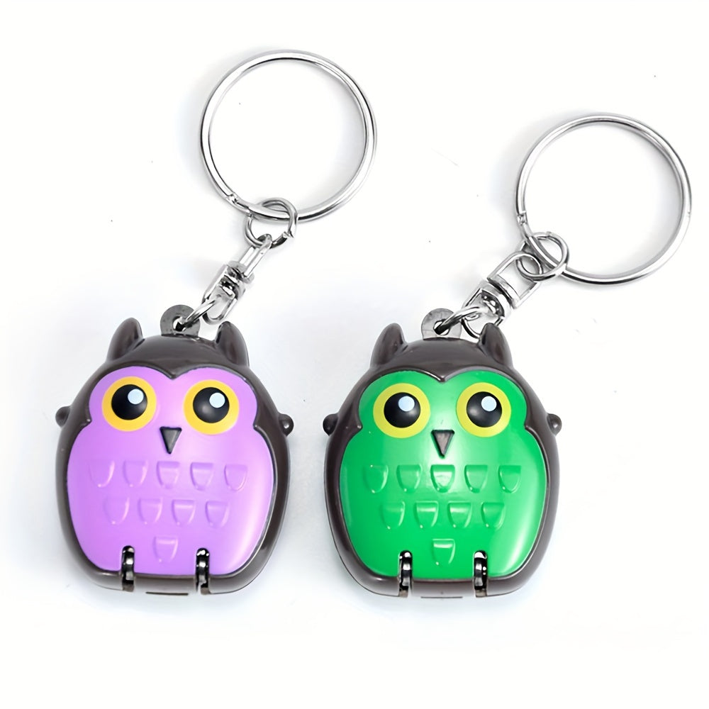Owl Shape Nail Clippers Stainless Steel Toenail Trimmer Cutter Keychain