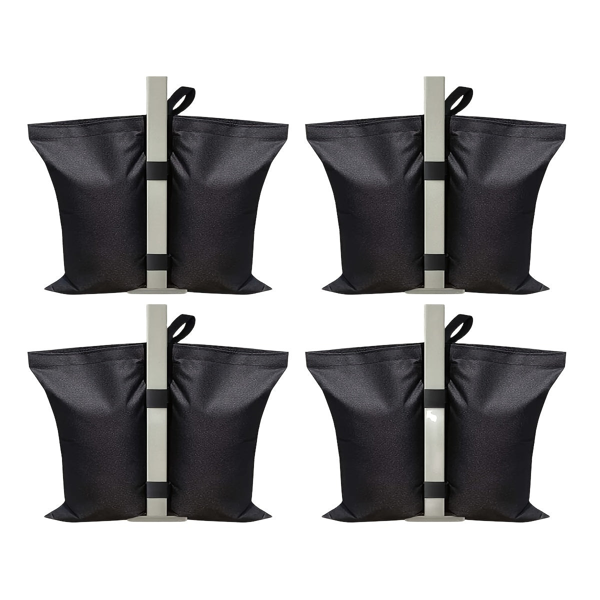 4pcs Counterweight Sandbags Canopy Umbrella Base Anti Collapse Tent Fixed Sandba
