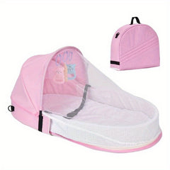 Portable Crib Travel Anti-mosquito Bed Backpack with Net
