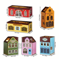 DIY Dollhouse Mini Kit Room Furniture Toy Model Birthday Gift