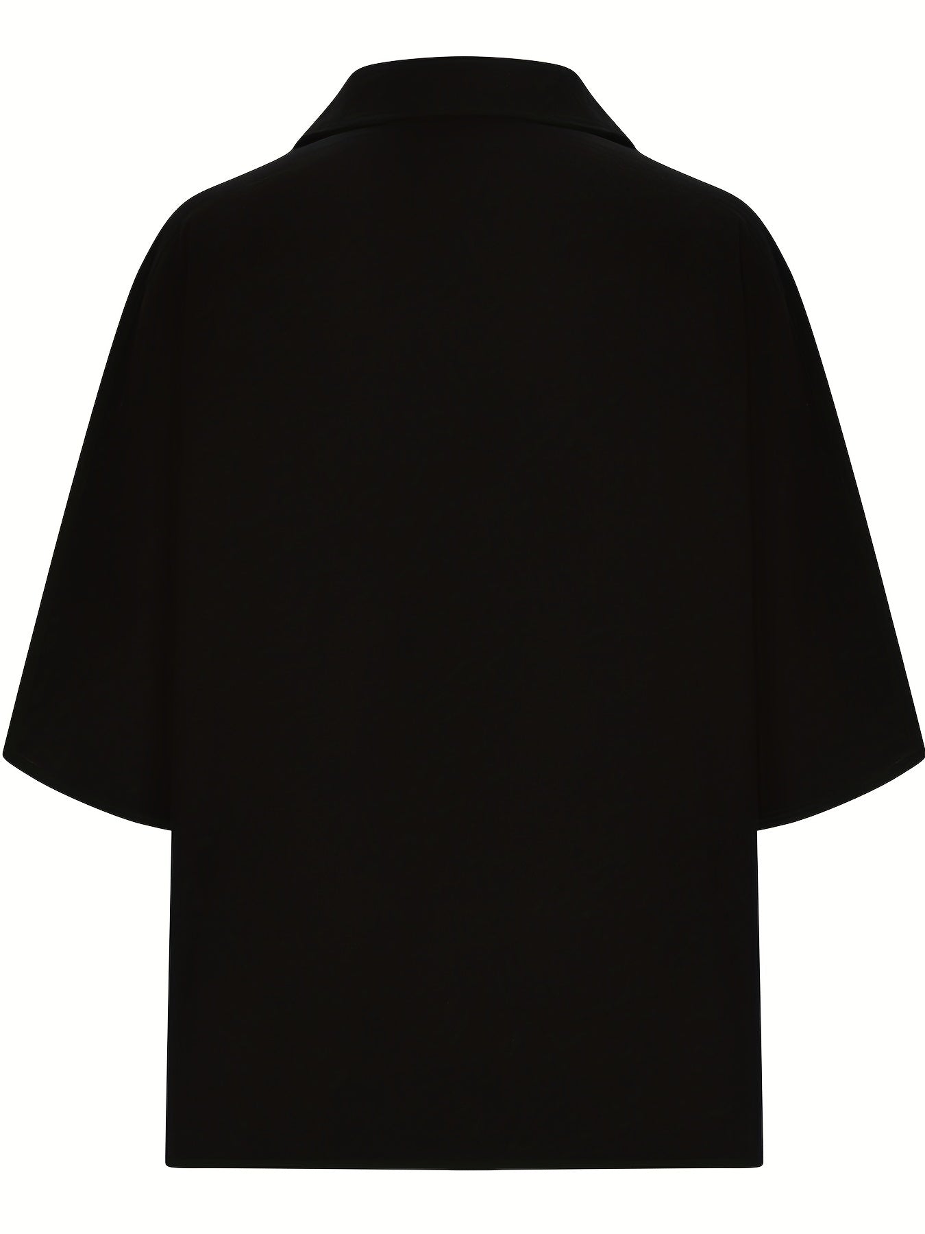 Solid Half Sleeve Lapel Blazer for Women's Spring & Summer