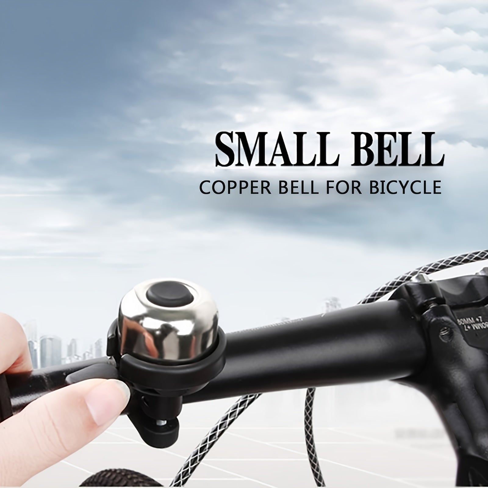 1PC Bike Bell Aluminum Alloy Bell Fits Mountain Road Bike